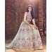 18005 SILVER GREY ZOYA EMERAID WEDDING WEAR LEHENGA